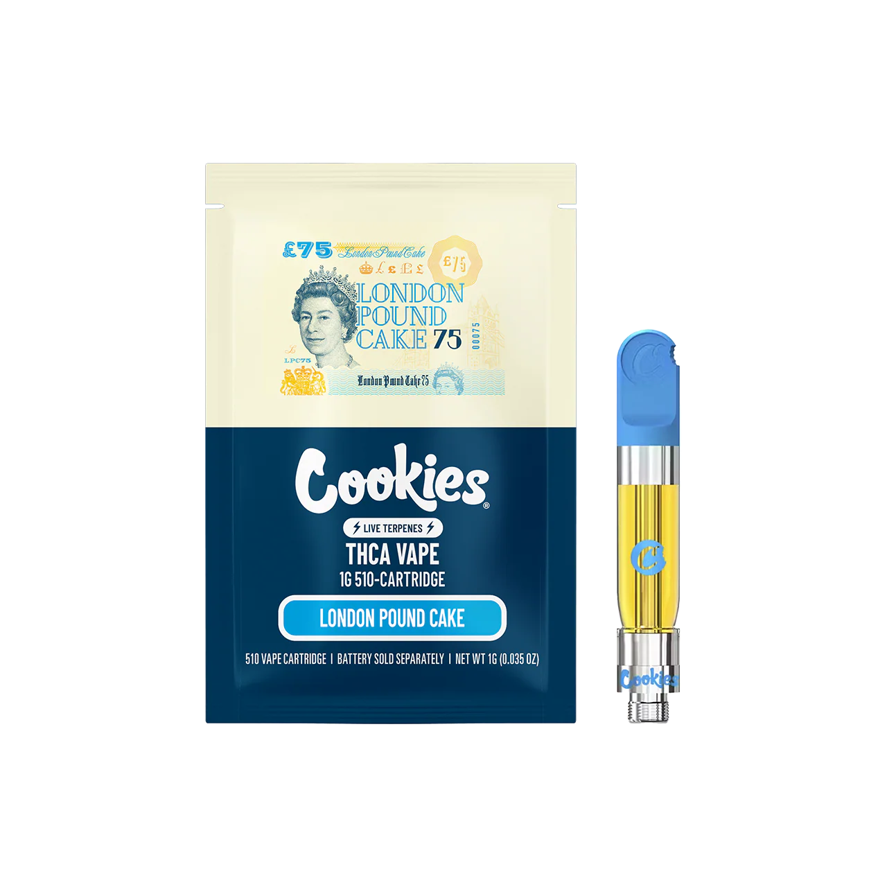 Cookies - Cartridge London Pound Cake 1gr
