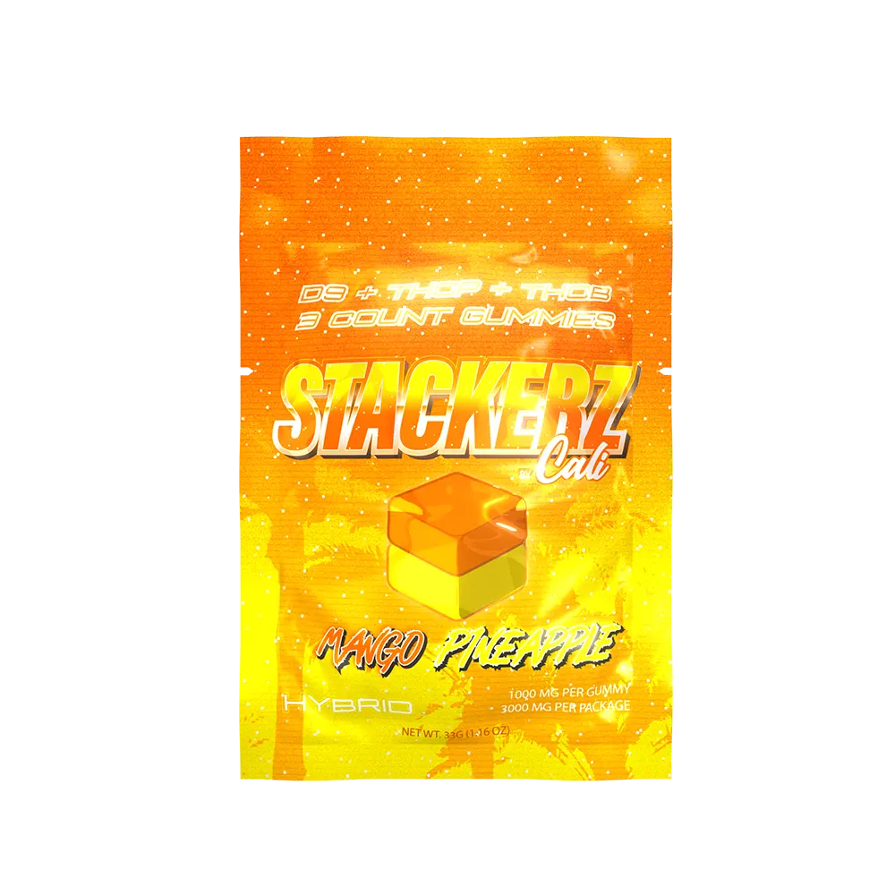Mango / Pineapple – Stackerz 3 Pack Gummies