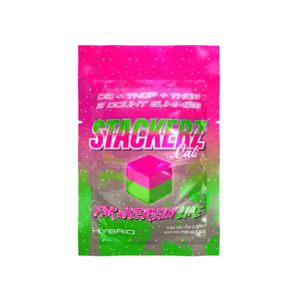 Pink Watermelon / Lime – Stackerz 3 Pack Gummies