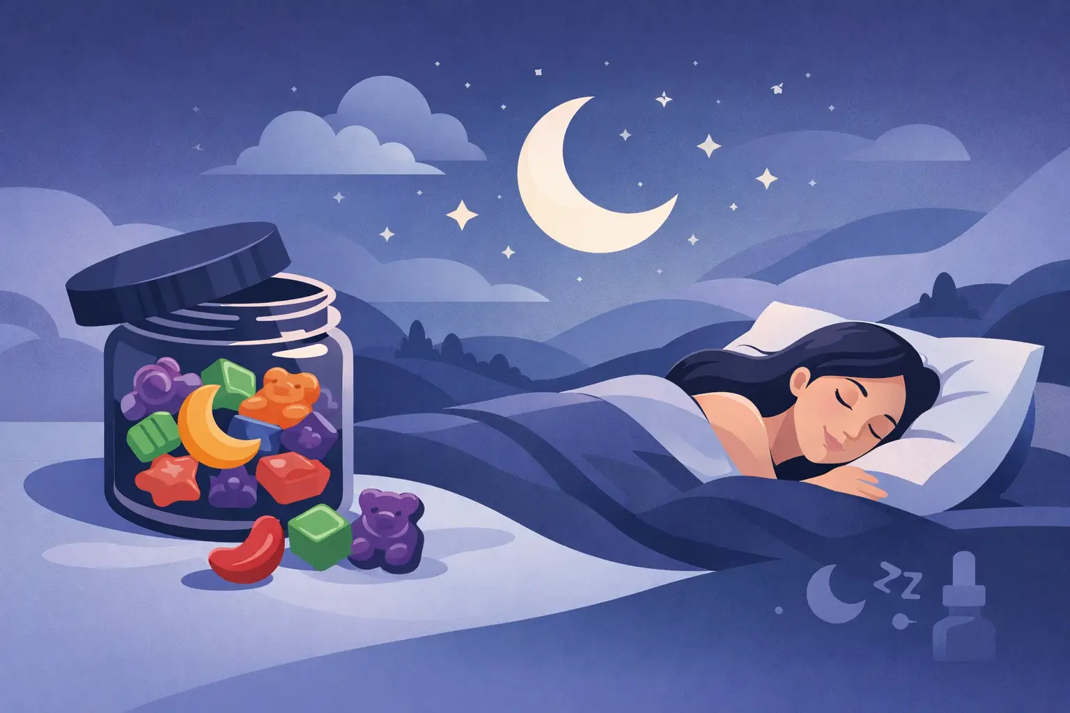 Best THC Gummies for Sleep That Fit Your Night