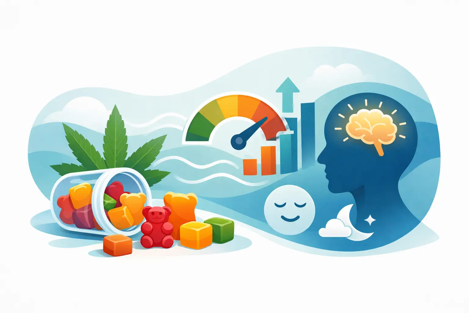 How Strong Are THC Gummies? Dosage and Effects
