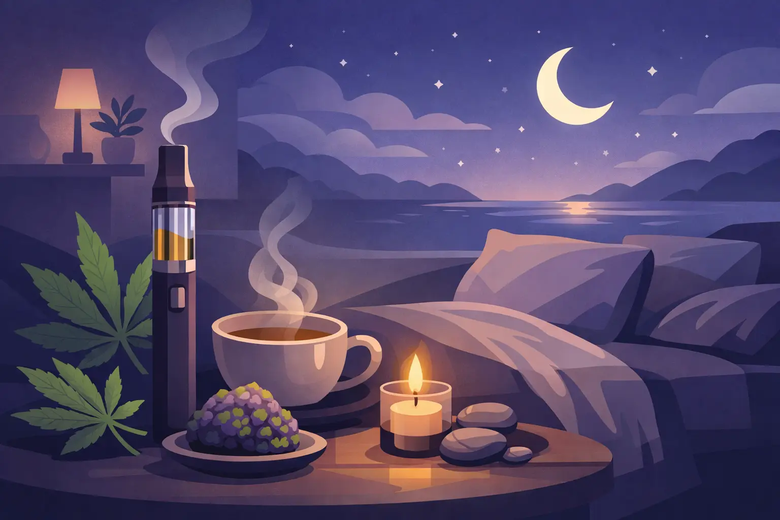 Indica Vape for Relaxation That Fits Your Night